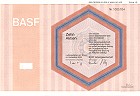 Alte Aktien, historische Wertpapiere, effektive gedruckte Schmuckaktien aus dem Bereich Chemie, Pharma, Kunststoffe
