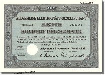 AEG Allgemeine Elektrizitäts-Gesellschaft