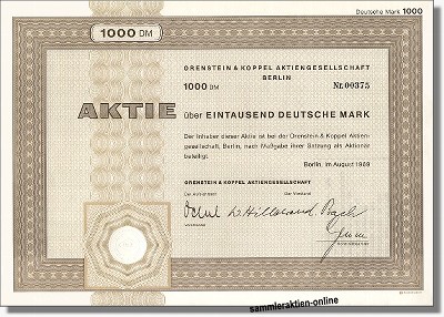 O & K Orenstein & Koppel Aktiengesellschaft