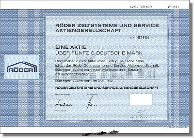 Röder Zeltsysteme und Service AG