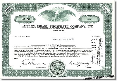 America-Israel Phosphate Company Inc.