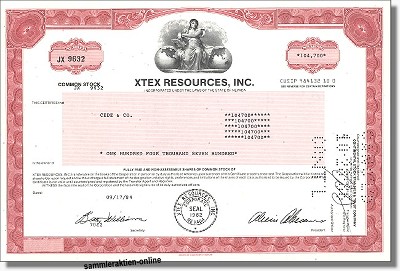 XTEX Resourses Inc.