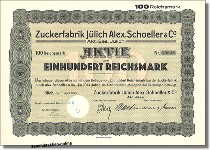 Zuckerfabrik Jülich Alex. Schoeller & Co. Aktiengesellschaft