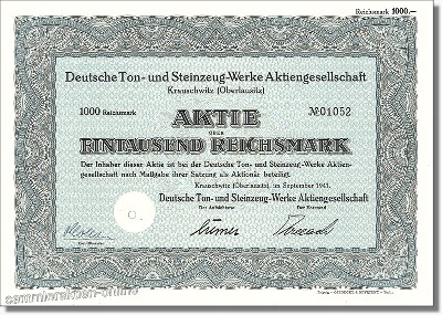 Deutsche Ton- und Steinzeug-Werke Aktiengesellschaft
