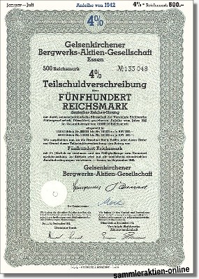 Gelsenkirchener Bergwerks-Aktiengesellschaft - VEBA