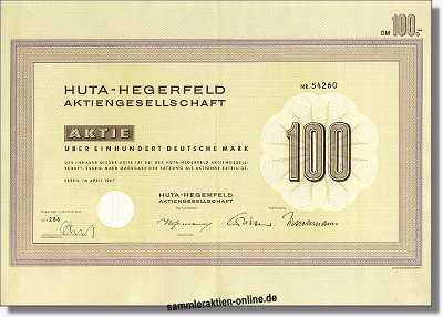 Huta-Hegerfeld Aktiengesellschaft