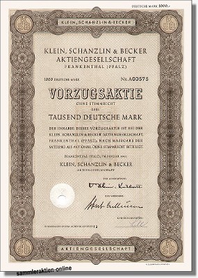 Klein, Schanzlin & Becker AG - KSB