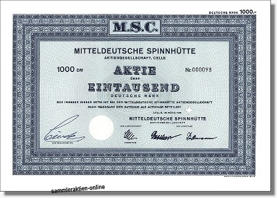 Mitteldeutsche Spinnhütte AG