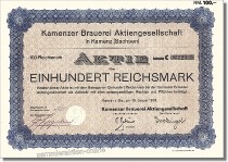 Kamenzer Brauerei Aktiengesellschaft