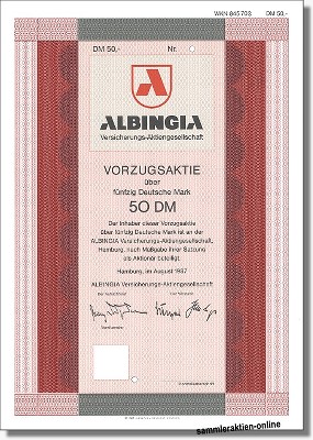 Albingia Versicherungs-Aktiengesellschaft - AXA