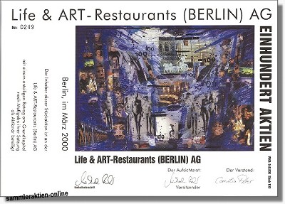 Life & Art Restaurants Berlin AG