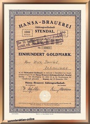 Hansa Brauerei Aktiengesellschaft