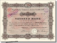 Wertpapiere vor 1900