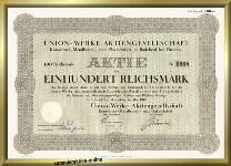 Union-Werke AG Kunstdruck- Metallwaren- und Plakatefabrik
