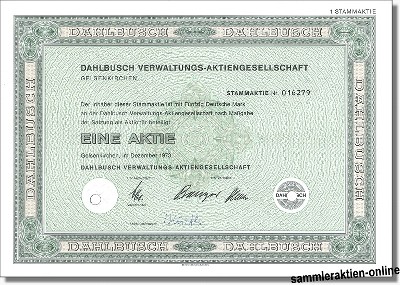 Dahlbusch Verwaltungs-Aktiengesellschaft
