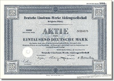 DLW - Deutsche Linoleum Werke