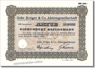 Gebr. Krüger & Co. AG, später LEWAG AG