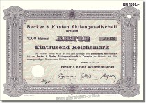 Becker & Kirsten Aktiengesellschaft