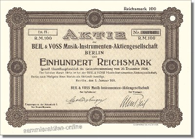 Beil & Voss Musik-Instrumenten-AG