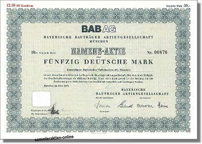 BAB Bayerische Bauträger Aktiengesellschaft