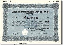 Löwenbrauerei Böhmisches Brauhaus AG zu Berlin