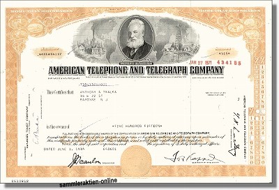 American Telephone and Telegraph Company AT&T