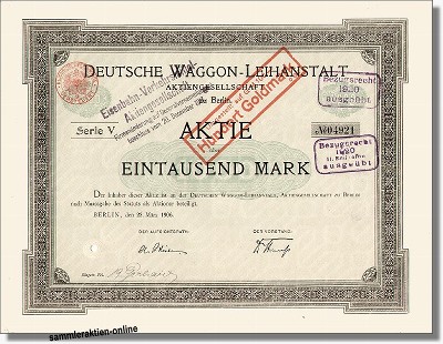 Deutsche Waggon-Leihanstalt - VTG-Lehnkering