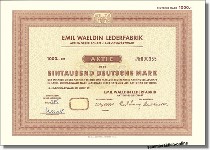 Emil Waeldin Lederfabrik