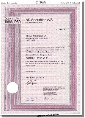 ND Securities - Norsk Data