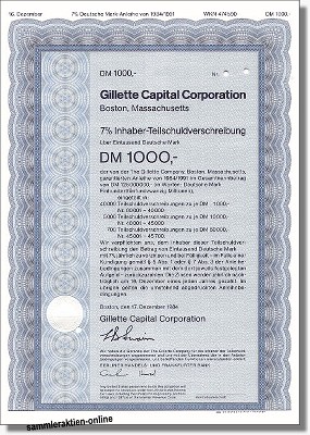 Gillette Capital Corporation