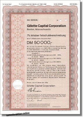 Gillette Capital Corporation