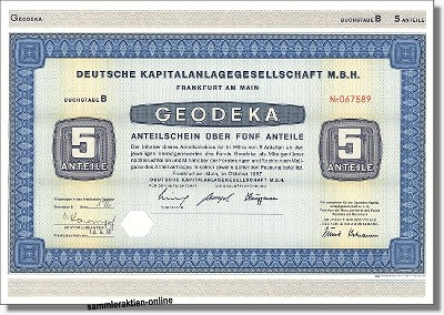 Deutsche Kapitalanlanlagegesellschaft - Geodeka
