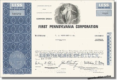 First Pennsylvania Corporation