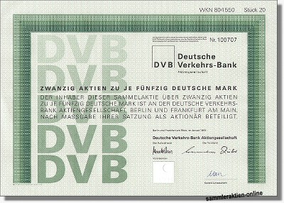 Deutsche Verkehrs-Bank AG - DVB