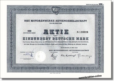 NSU Motorenwerke AG - Audi