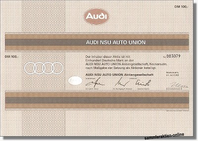 Audi NSU Auto Union Aktiengesellschaft