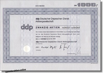 ddp Deutscher Depeschen Dienst AG