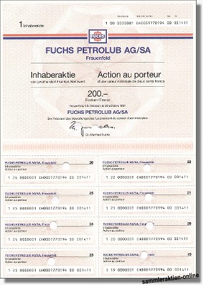 Fuchs Petrolub AG/SA