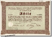Metall-, Walz und Plattierwerke AG Hindrichs-Auffermann