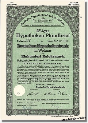 Deutsche Hypothekenbank in Weimar