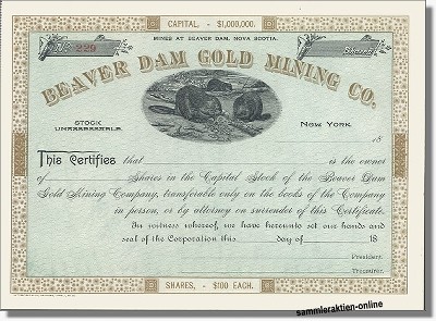 Beaver Dam Gold Mining Co.