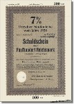 Pfandbriefe, Stadtanleihen, Kommunalschulden - Deutschland
