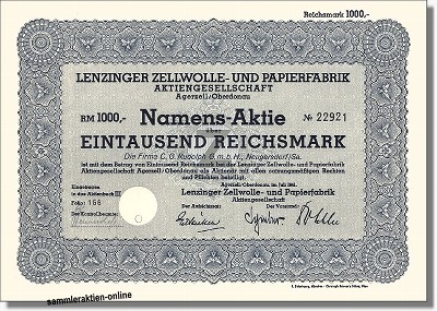 Lenzinger Zellwolle- und Papierfabrik AG