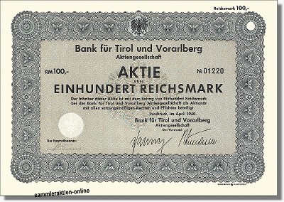 Bank für Tirol und Vorarlberg