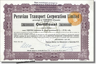 Peruvian Transport Corporation Limited