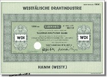 Westfälische Drahtindustrie zu Hamm AG
