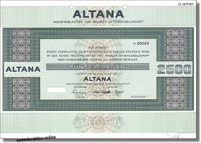 Altana Industrie-Aktien und Anlagen AG