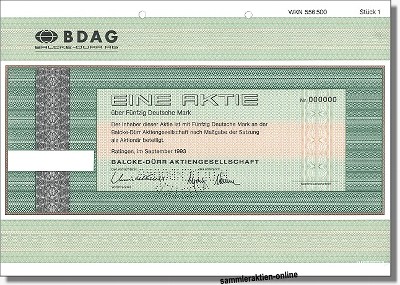 BDAG - Balcke-Dürr AG