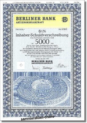 Berliner Bank Aktiengesellschaft