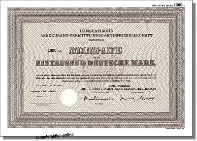 Hanseatische Assekuranz-Vermittlungs-AG
